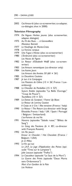 Encyclopedia of French Film Directors