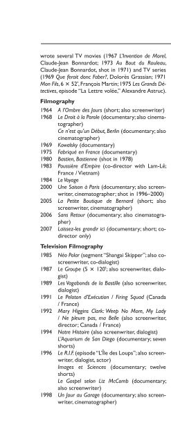 Encyclopedia of French Film Directors