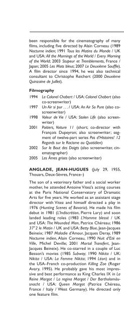 Encyclopedia of French Film Directors