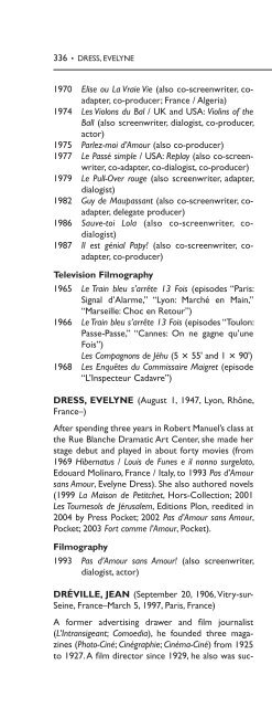 Encyclopedia of French Film Directors