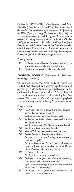 Encyclopedia of French Film Directors