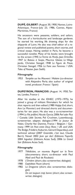 Encyclopedia of French Film Directors