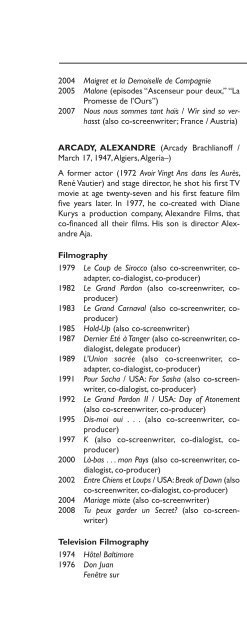 Encyclopedia of French Film Directors