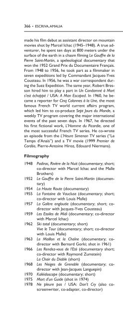 Encyclopedia of French Film Directors