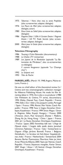 Encyclopedia of French Film Directors