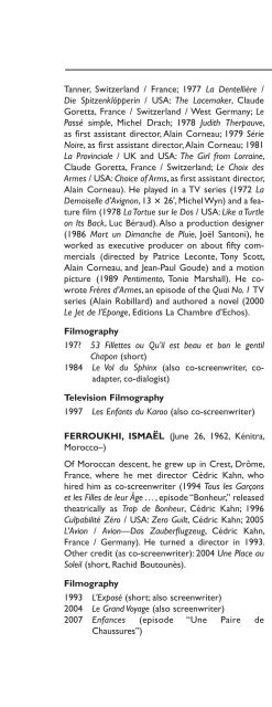 Encyclopedia of French Film Directors