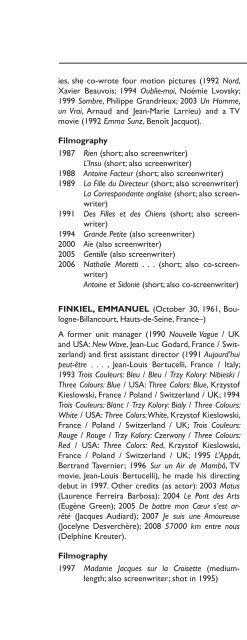 Encyclopedia of French Film Directors