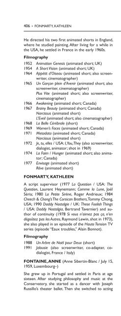 Encyclopedia of French Film Directors