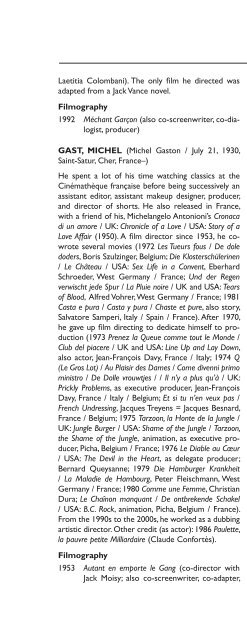 Encyclopedia of French Film Directors