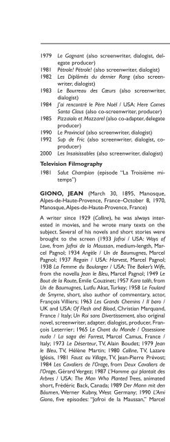 Encyclopedia of French Film Directors