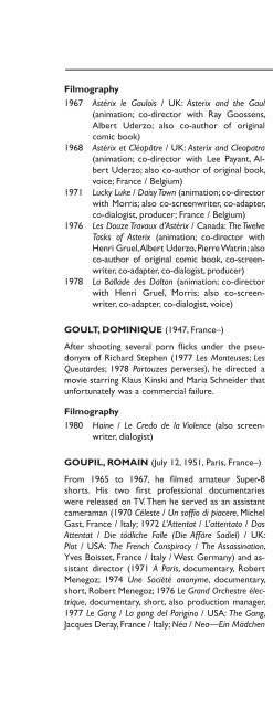 Encyclopedia of French Film Directors