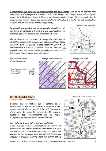 Modification n°1 du PLU - Ville de Martigues