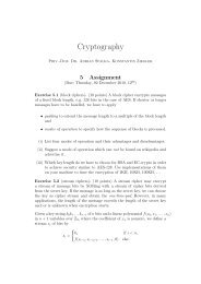 Cryptography - cosec