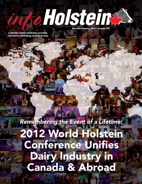 2012 World Holstein Conference Unifies Dairy Industry in Canada ...