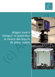 Aliapur invente Visiopur® et automatise la mesure des broyats de ...