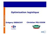 Optimisation logistique