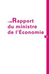 Rapport du ministre de l'Économie - Autorité de la concurrence