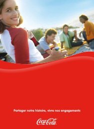 Brochure Corporate - Coca-Cola France