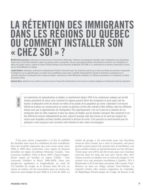 Diversité ethnoculturelle - Immigration et communautés culturelles ...