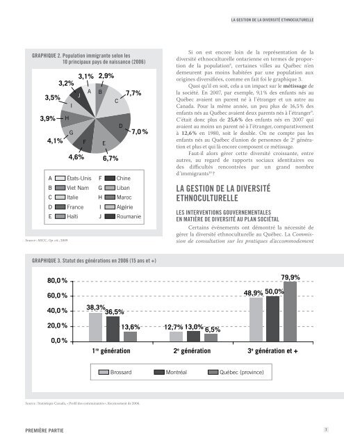 Diversité ethnoculturelle - Immigration et communautés culturelles ...