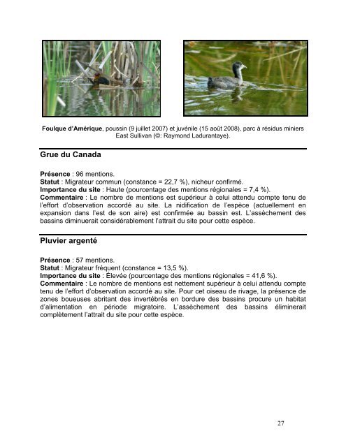 Télécharger la liste annotée des oiseaux - La Société du loisir ...