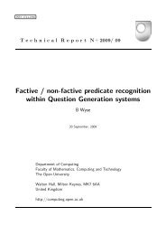 Factive / non-factive predicate recognition within Question ...