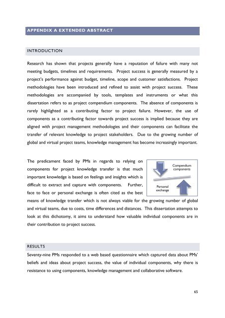 Assembling The Project Compendium - Computing Technical ...