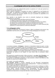 Pedagogie active et centres d interet - Académie d'Aix-Marseille