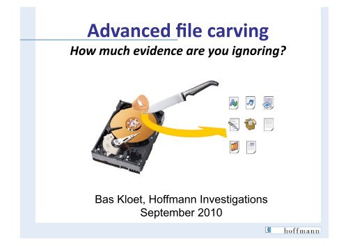 Advanced file carving - SANS Computer Forensics