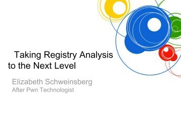 Taking Registry Analysis to the Next Level - SANS Computer ...