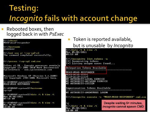 Protecting Privileged Domain Accounts during Live Response