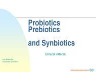 Probiotics Prebiotics and Synbiotics