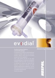 Evodial, le premier dialyseur anti-thrombogénique - Hospal