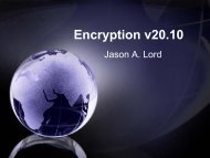 Encryption v20.10 - SANS Computer Forensics