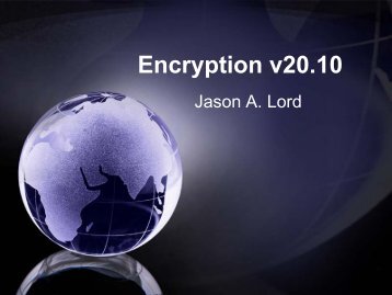 Encryption v20.10 - SANS Computer Forensics