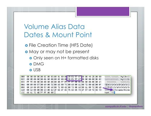 Analysis & Correlation of Mac Logs - SANS