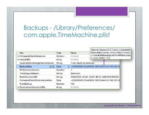 Analysis & Correlation of Mac Logs - SANS