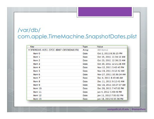 Analysis & Correlation of Mac Logs - SANS