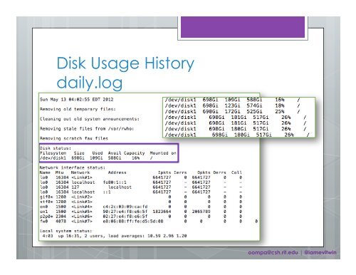 Analysis & Correlation of Mac Logs - SANS