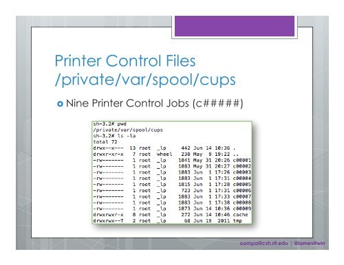 Analysis & Correlation of Mac Logs - SANS