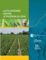 LUTTE INTÉGRÉE CONTRE LE PUCERON DU SOYA - Agri-Réseau