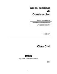 Guías Técnicas de Construcción Obra Civil IMSS - compras del IMSS