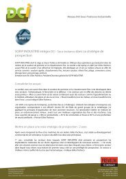 SOFIP INDUSTRIE intègre DCI - Sous-traitance dans sa stratégie de ...