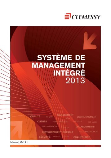 SYSTÈME DE MANAGEMENT INTÉGRÉ - Clemessy