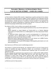 Plan de Gestion Intégré Pastoralisme Franche-Comté - L'Europe en ...