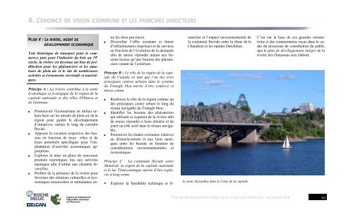 Plan de développement intégré de la rivière des Outaouais - rapport ...