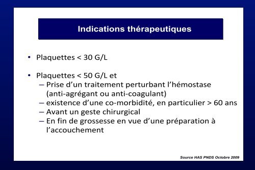 Traitement de la thrombopénie au cours du Lupus