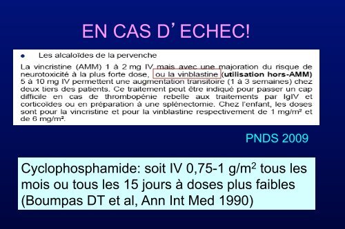 Traitement de la thrombopénie au cours du Lupus