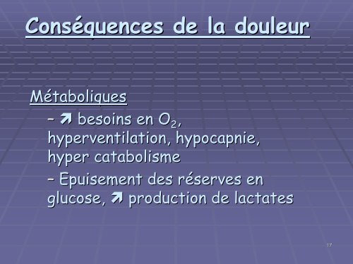 Sédation et Analgésie en situation de catastrophe ou d'exception