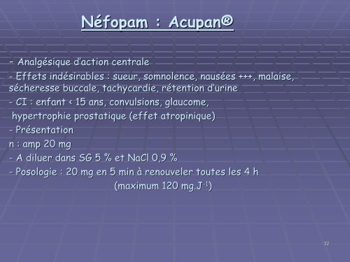 Sédation et Analgésie en situation de catastrophe ou d'exception